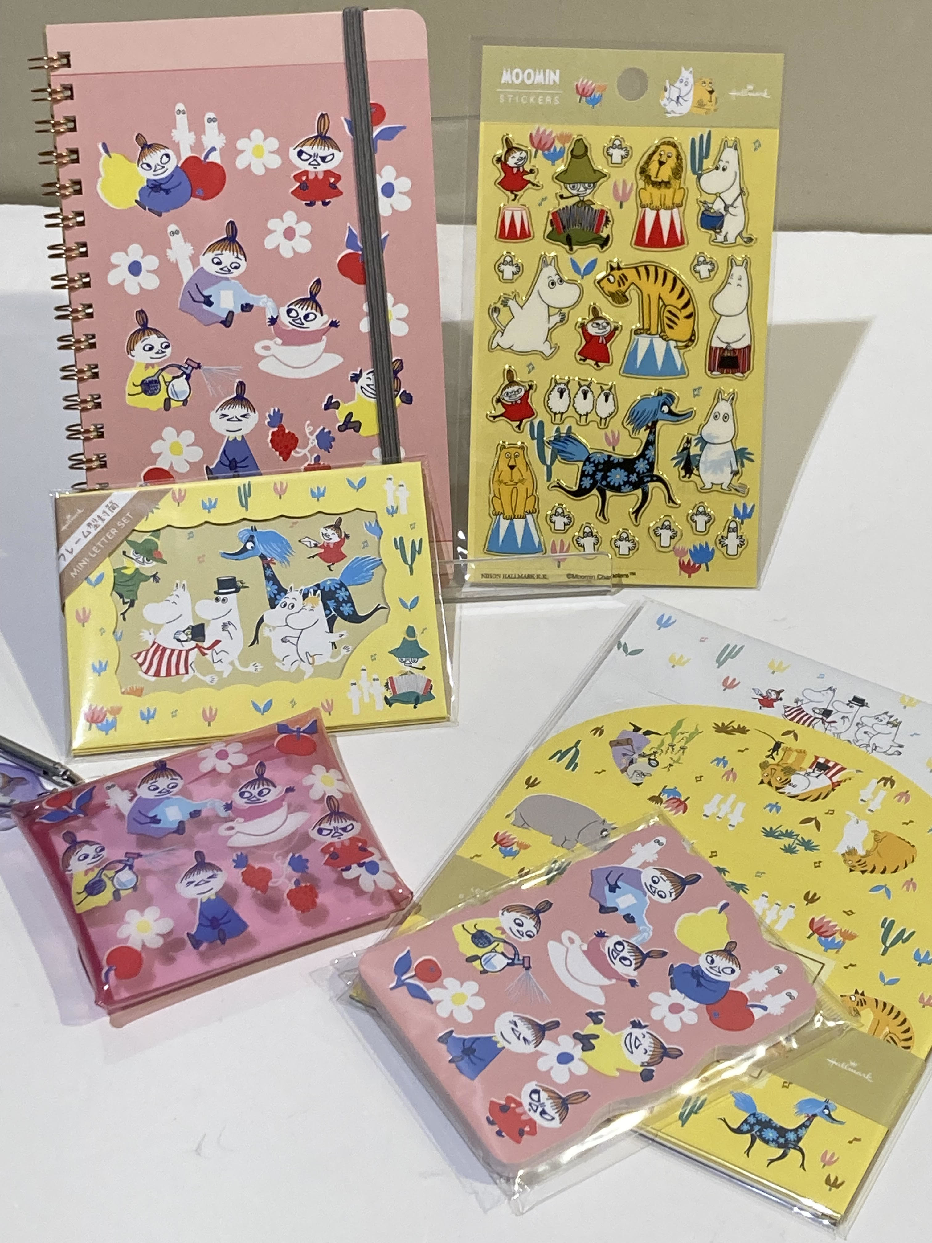 ムーミンや仲間たち、動物のイラストにほっこり☆
