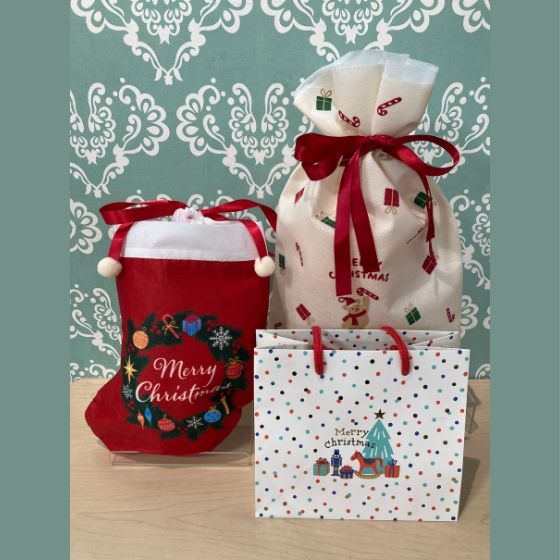 クリスマスプレゼントにぴったりラッピング