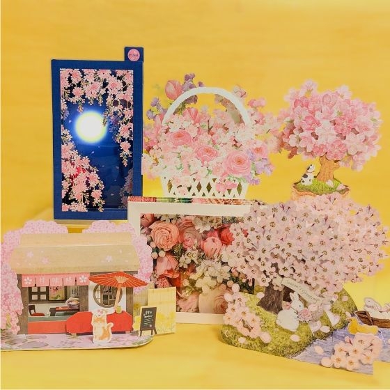 暖かな想いを届ける、春のグリーティングカード