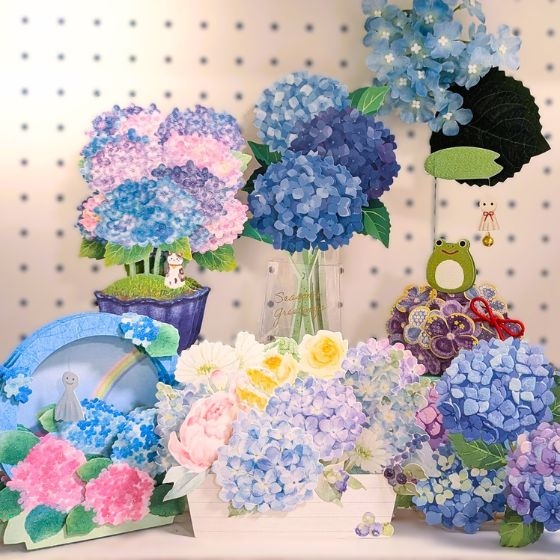 紫陽花が彩る梅雨の季節のご挨拶