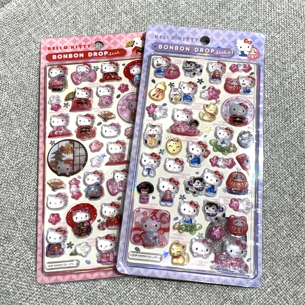 【ハンズビーそよら湘南茅ヶ崎店】和柄のキティボンボンドロップシールでデコろう